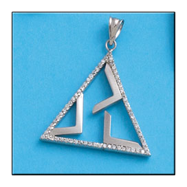 COLGANTE CIRCONITAS PLATA 925MM