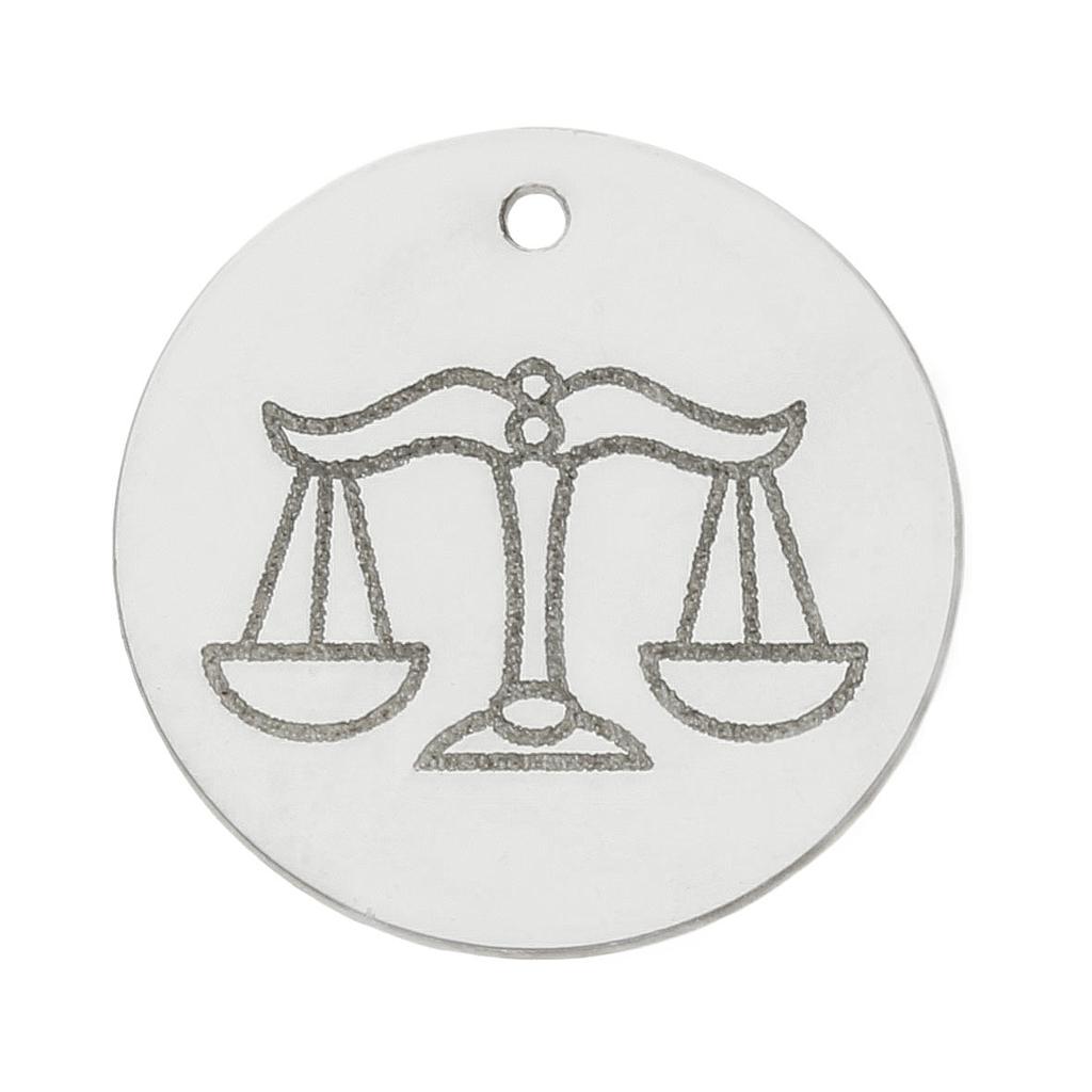 MI HISTORIA - ABALORIO LIBRA PLATA 925MM