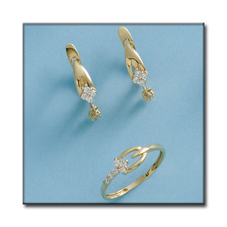 PENDIENTES EN ORO DE 18KL