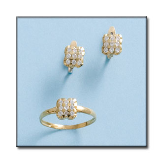 PENDIENTES EN ORO DE 18KL