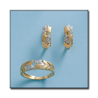 PENDIENTES EN ORO DE 18KL