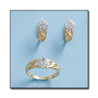 PENDIENTES EN ORO DE 18KL