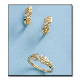 PENDIENTES EN ORO DE 18KL