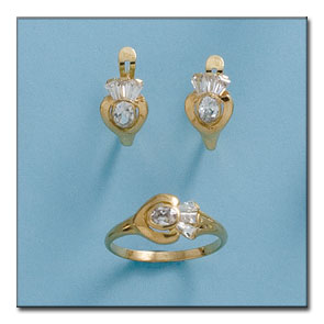 PENDIENTES EN ORO DE 18KL