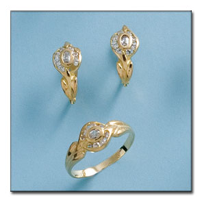 PENDIENTES EN ORO DE 18KL