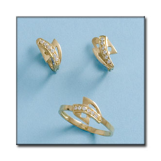 PENDIENTES EN ORO DE 18KL