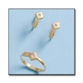 PENDIENTES EN ORO DE 18KL