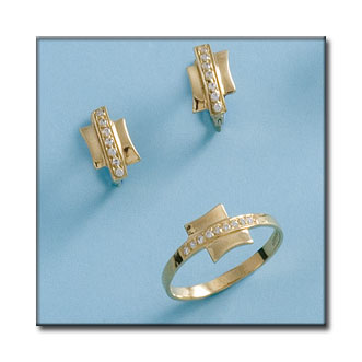 PENDIENTES EN ORO DE 18KL