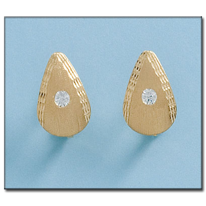 PENDIENTES EN ORO DE 18KL CIRCONITAS