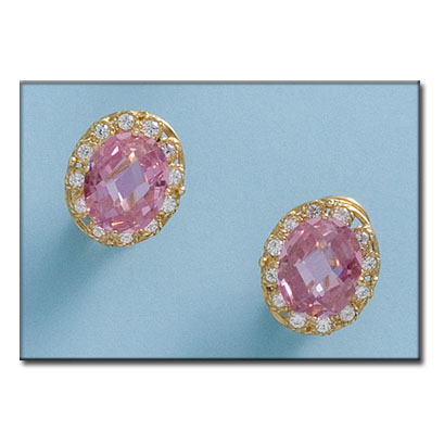 PENDIENTES EN ORO DE 18KL CIRCONITAS