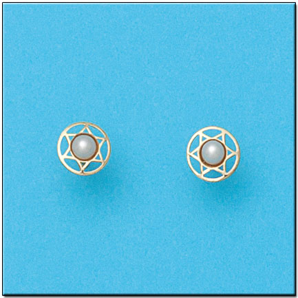 PENDIENTES EN ORO DE 18KL ESTRELLA