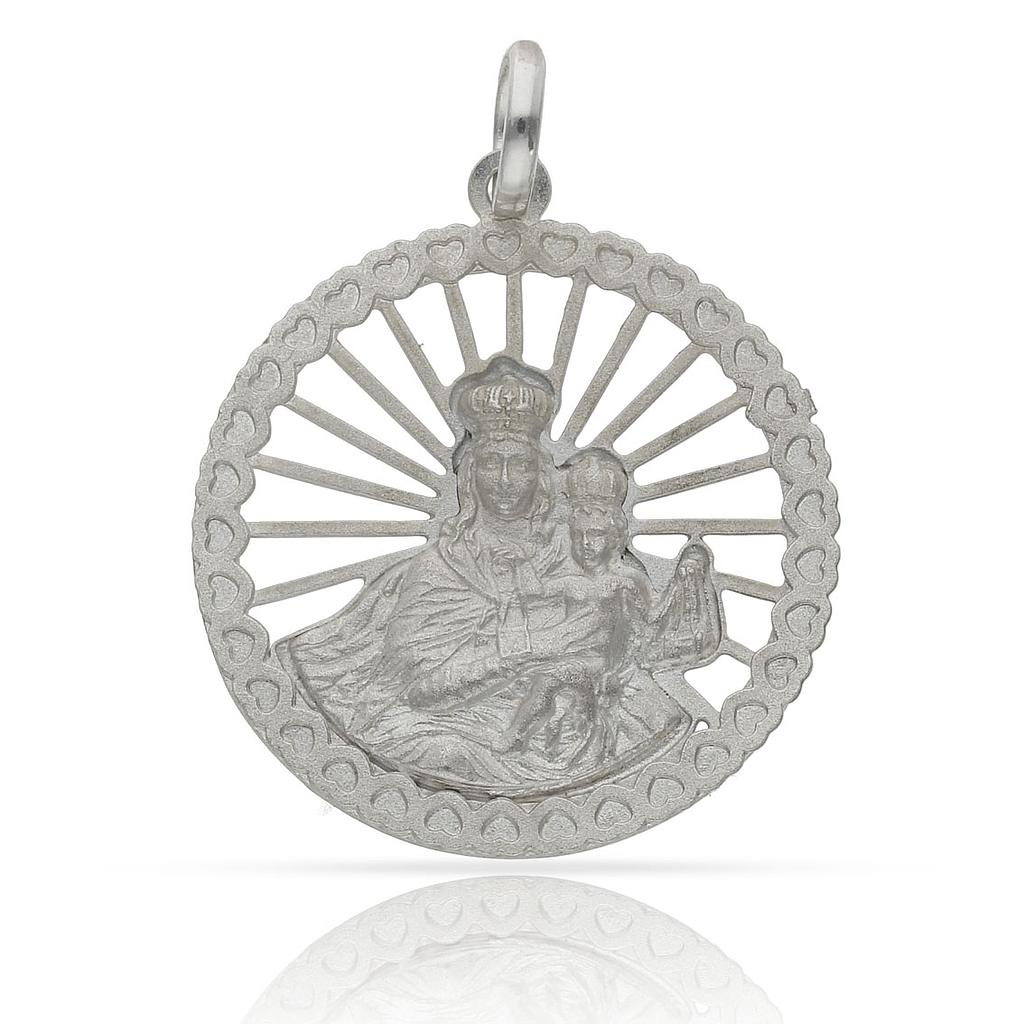 MEDALLA PLATA 925MM V. DEL CARMEN - 25MM