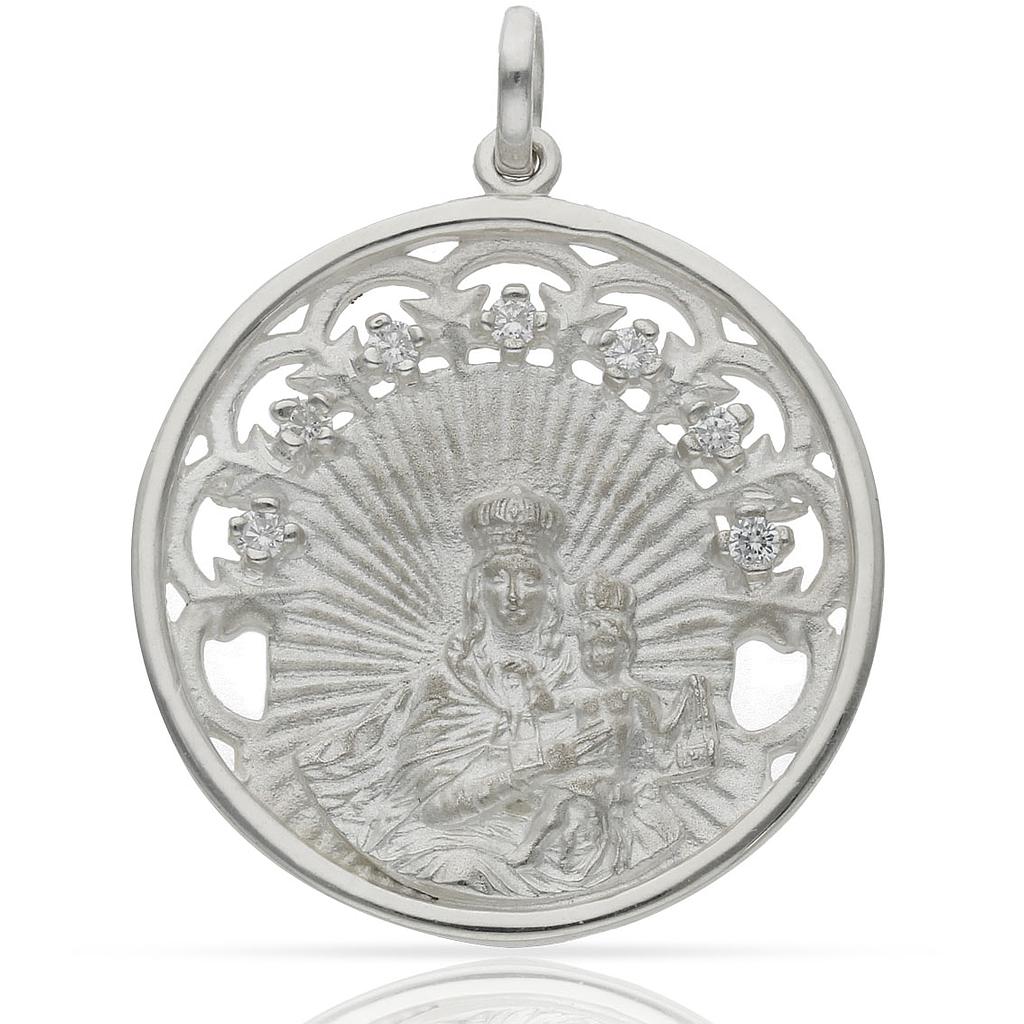 MEDALLA PLATA 925MM V. DEL CARMEN - 30MM