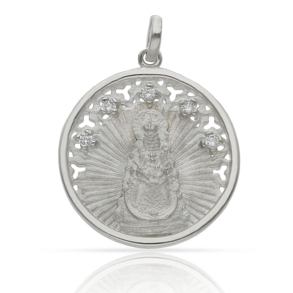 MEDALLA PLATA 925MM V. DEL ROCIO - 25MM
