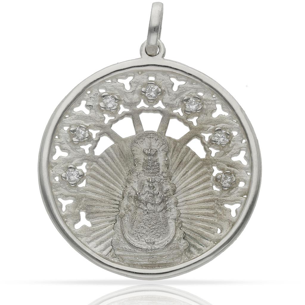 MEDALLA PLATA 925MM V. DEL ROCIO - 30MM
