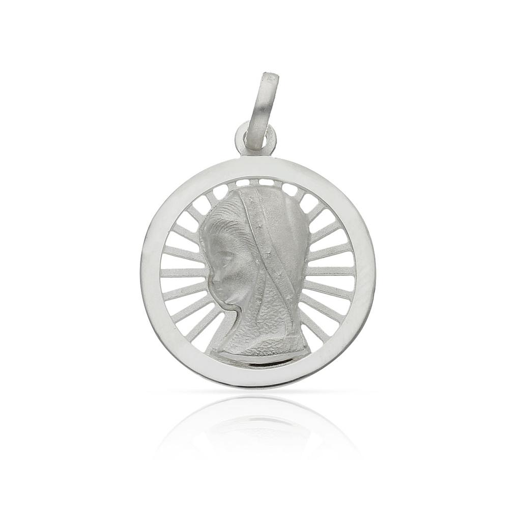 MEDALLA PLATA 925MM VIRGEN NIÑA - 18MM